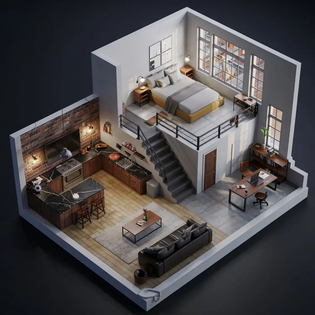 Mô hình thiết kế nội thất