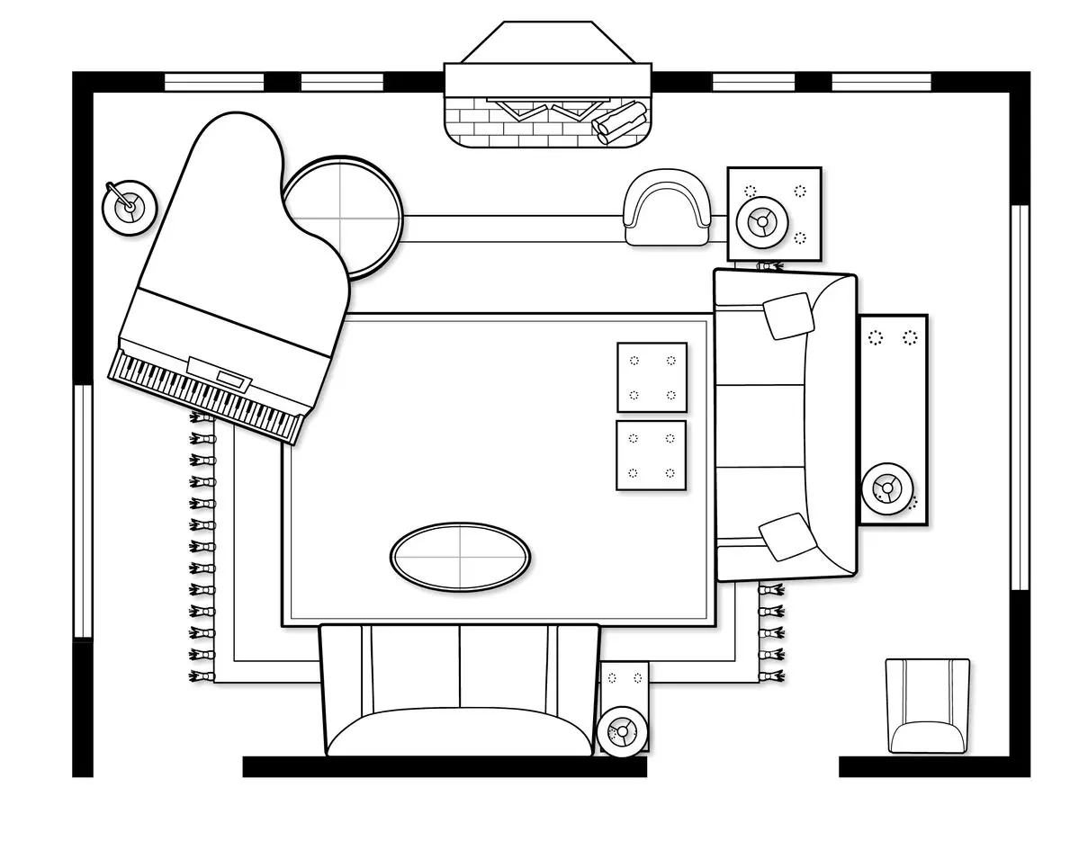 Bản vẽ kỹ thuật thi công nội thất 2D