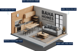 Bảng giá thiết kế thi công nội thất chung cư theo số phòng ngủ