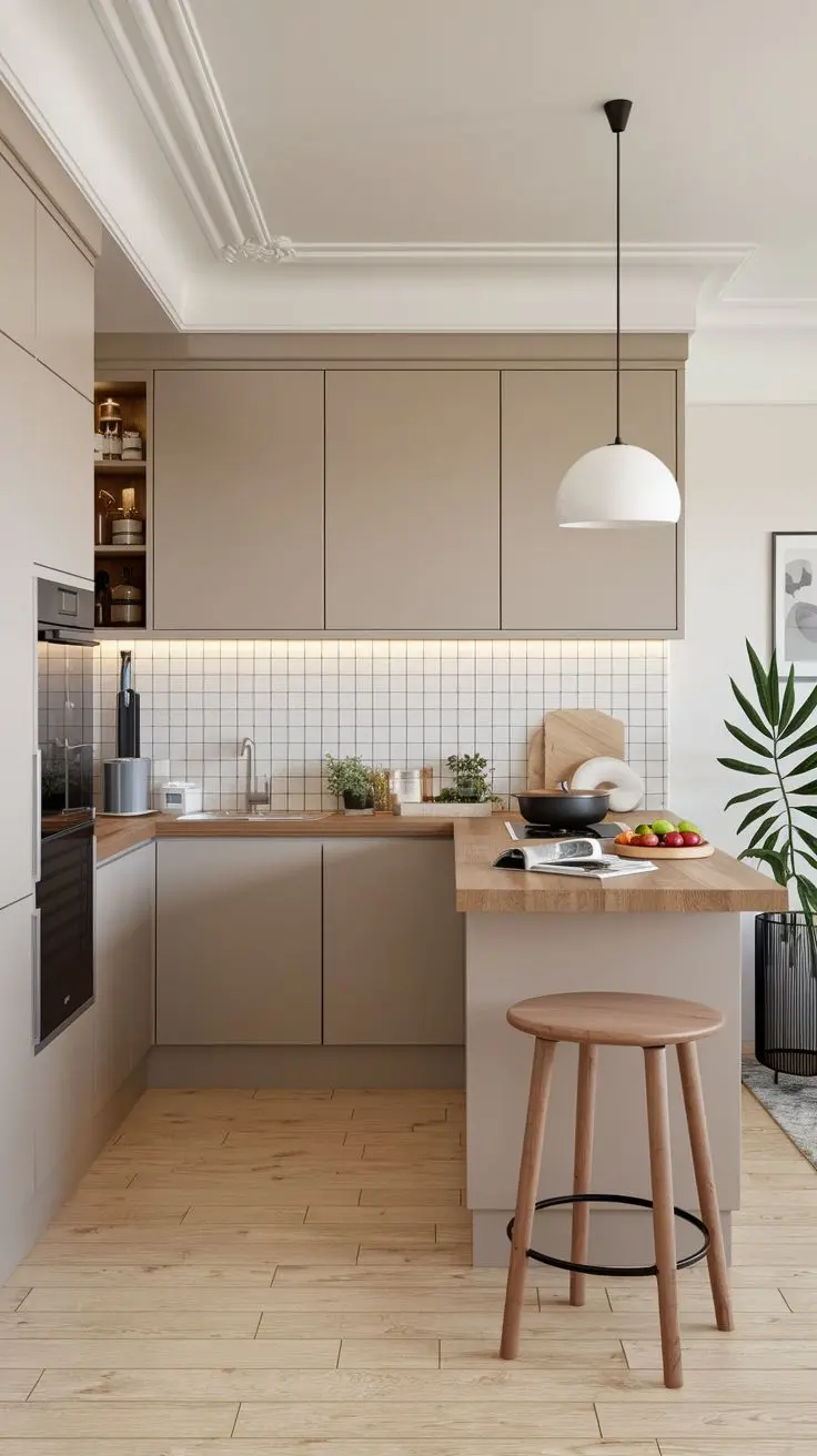 Thiết kế nội thất phòng bếp phong cách Bắc Âu Scandinavian