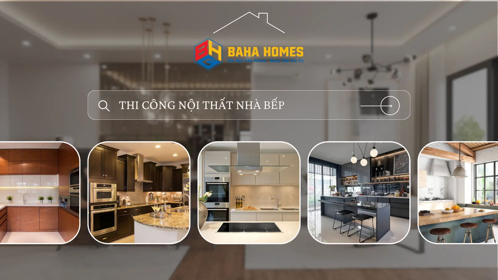 Dịch vụ thi công bếp trọn gói, uy tín, minh bạch