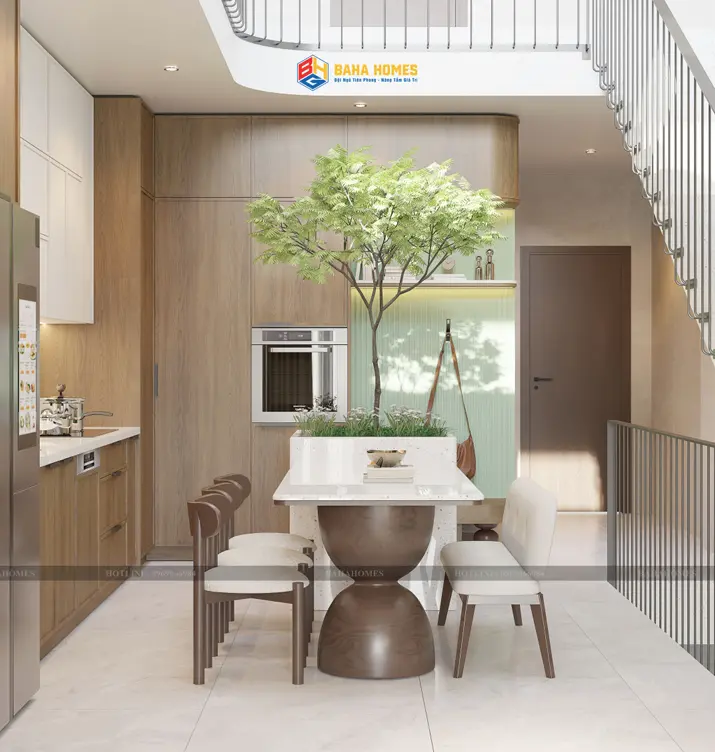 Thiết kế tủ bếp nhà anh Quốc