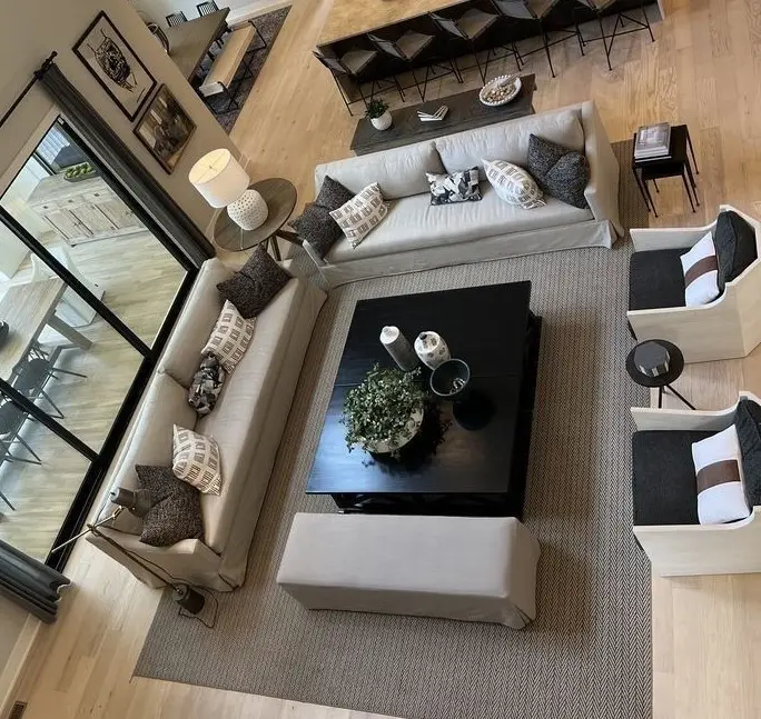 Ghế sofa lớn cho thiết kế nội thất phòng khách