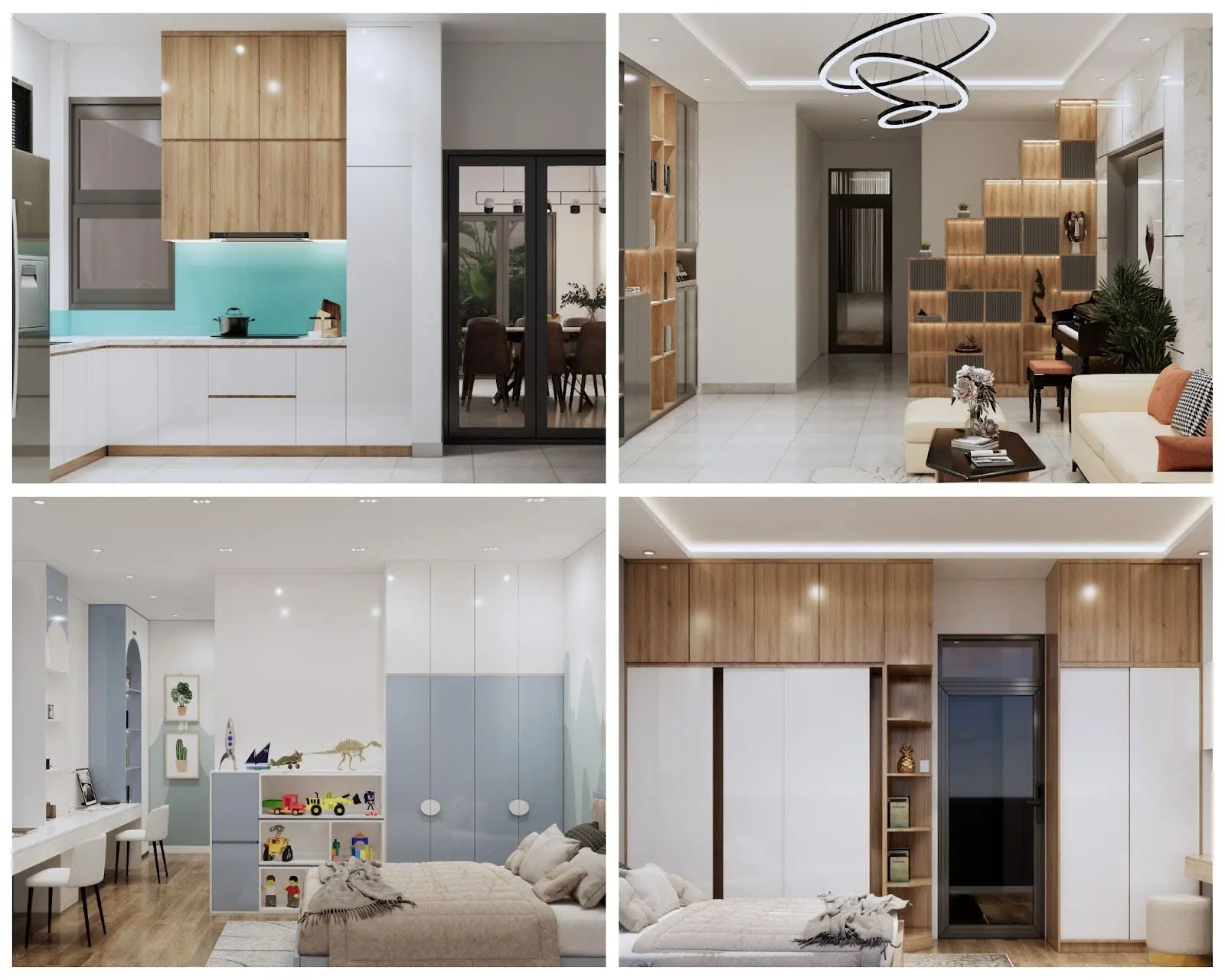 Dự án thiết kế nội thất nhà phố anh Đức quận 2