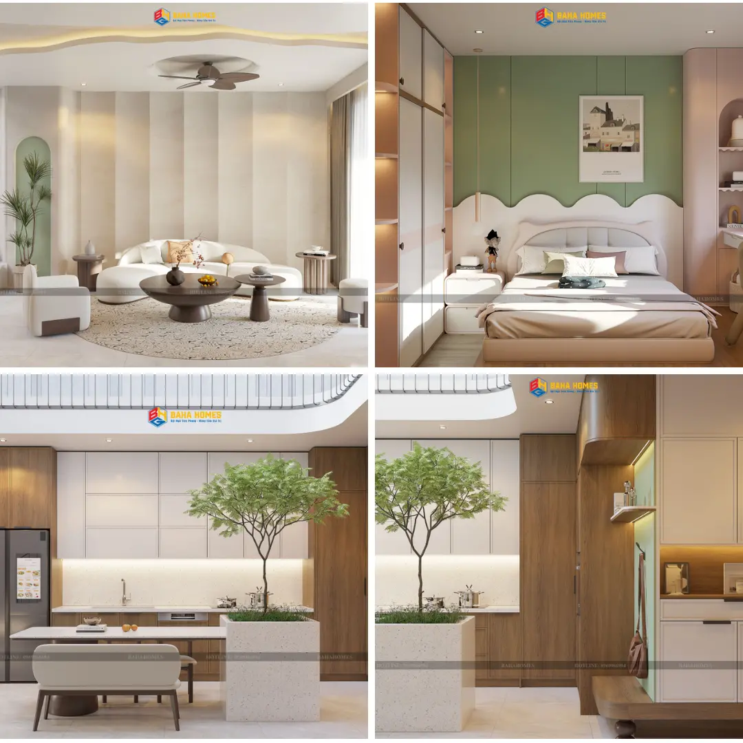 Dự án thiết kế nội thất nhà phố anh Quốc Tân Phú