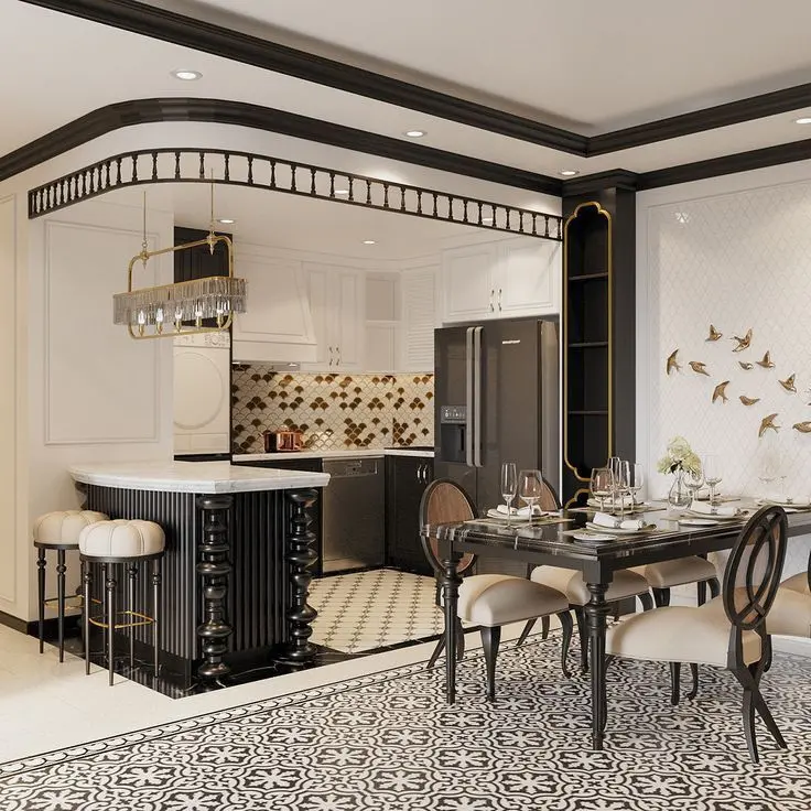 Thiết kế nội thất phong cách Indochine cổ điển