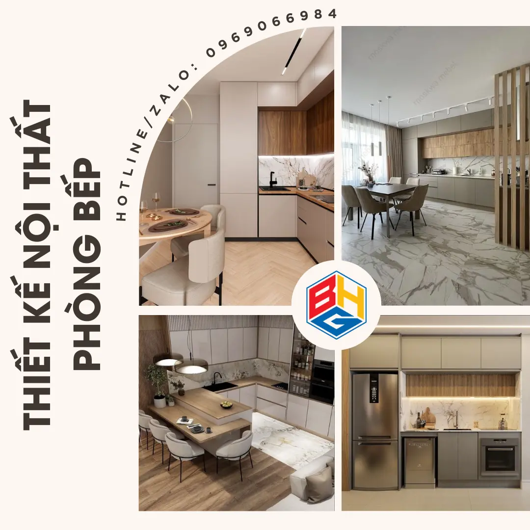 Liên hệ để được tư vấn thiết kế nội thất phòng bếp miễn phí