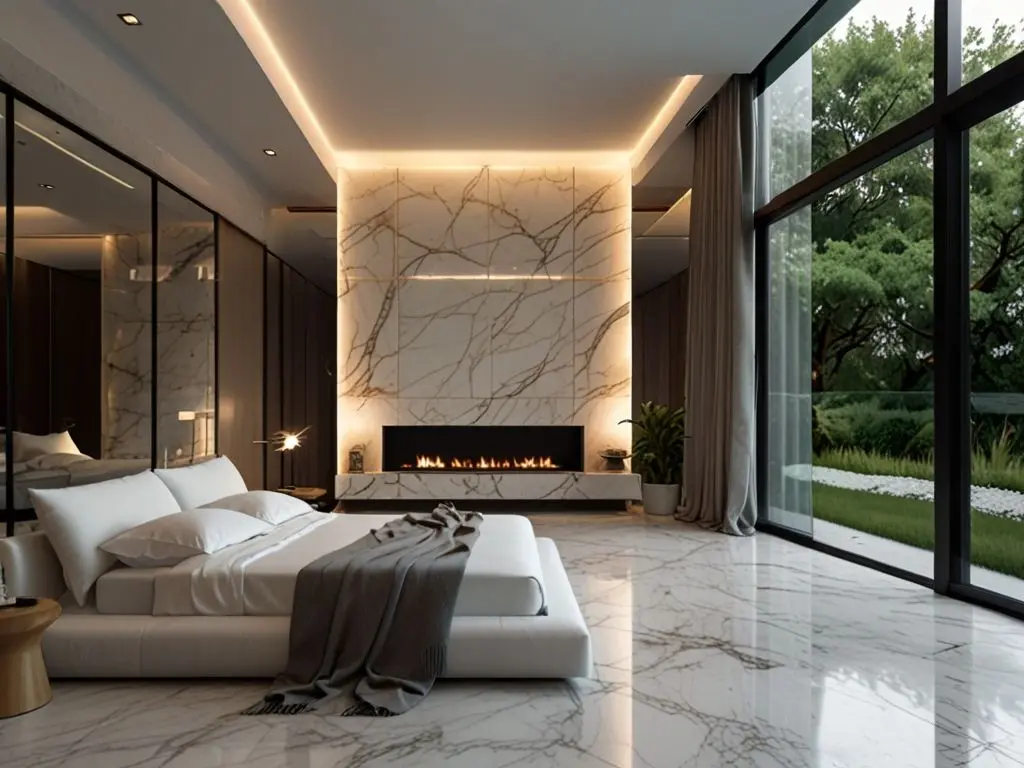 Thiết kế nội thất phòng ngủ phong cách Luxury