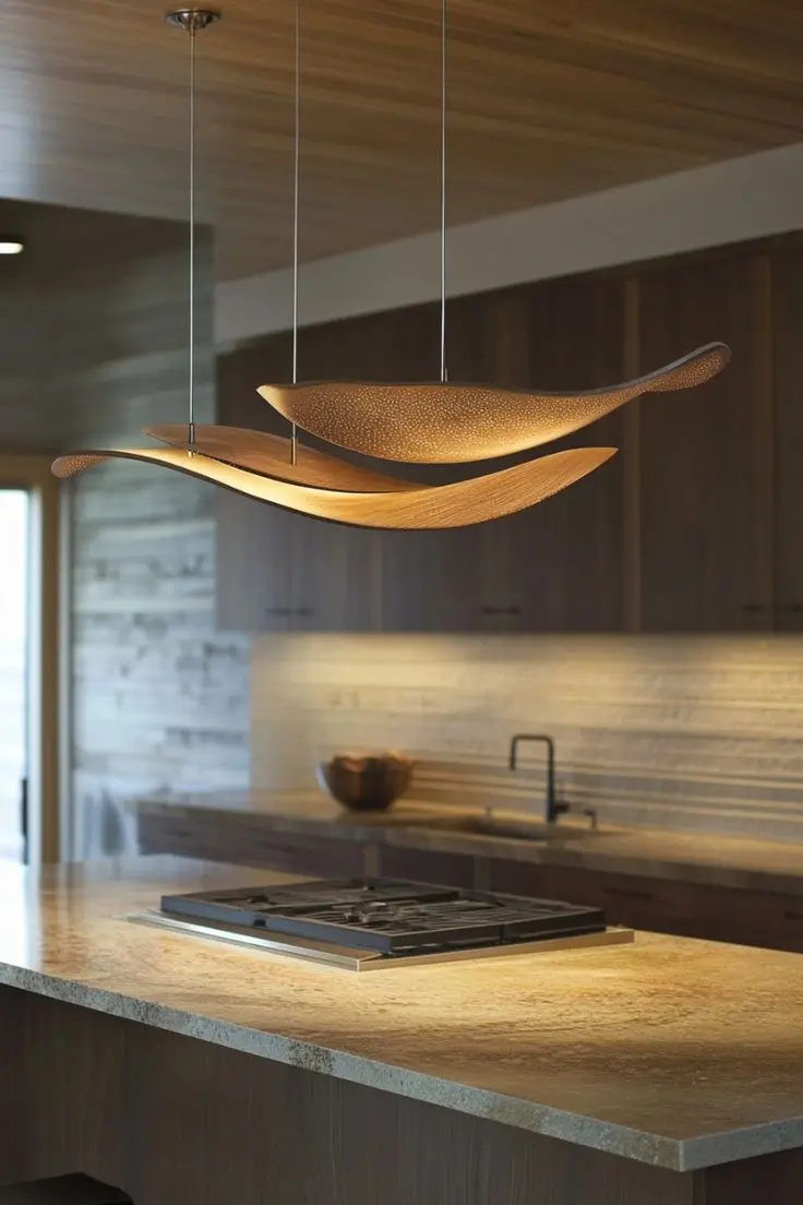 Mẫu đèn trang trí phòng bếp