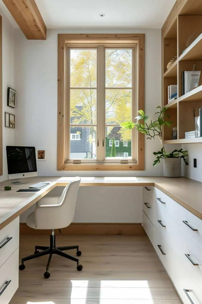 Mẫu thiết kế nội thất góc làm việc