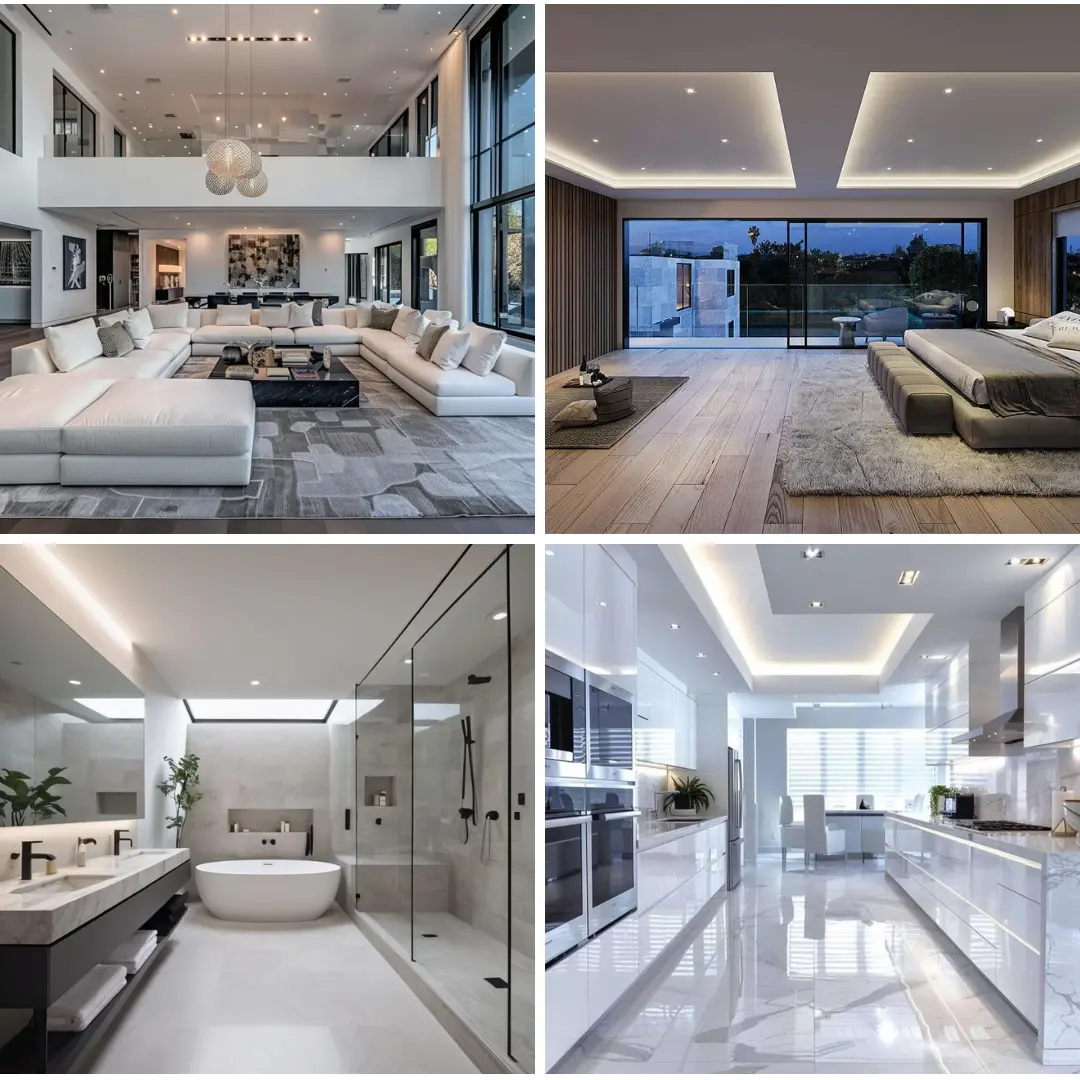 Mẫu thiết kế nội thất biệt thự phong cách hiện đại