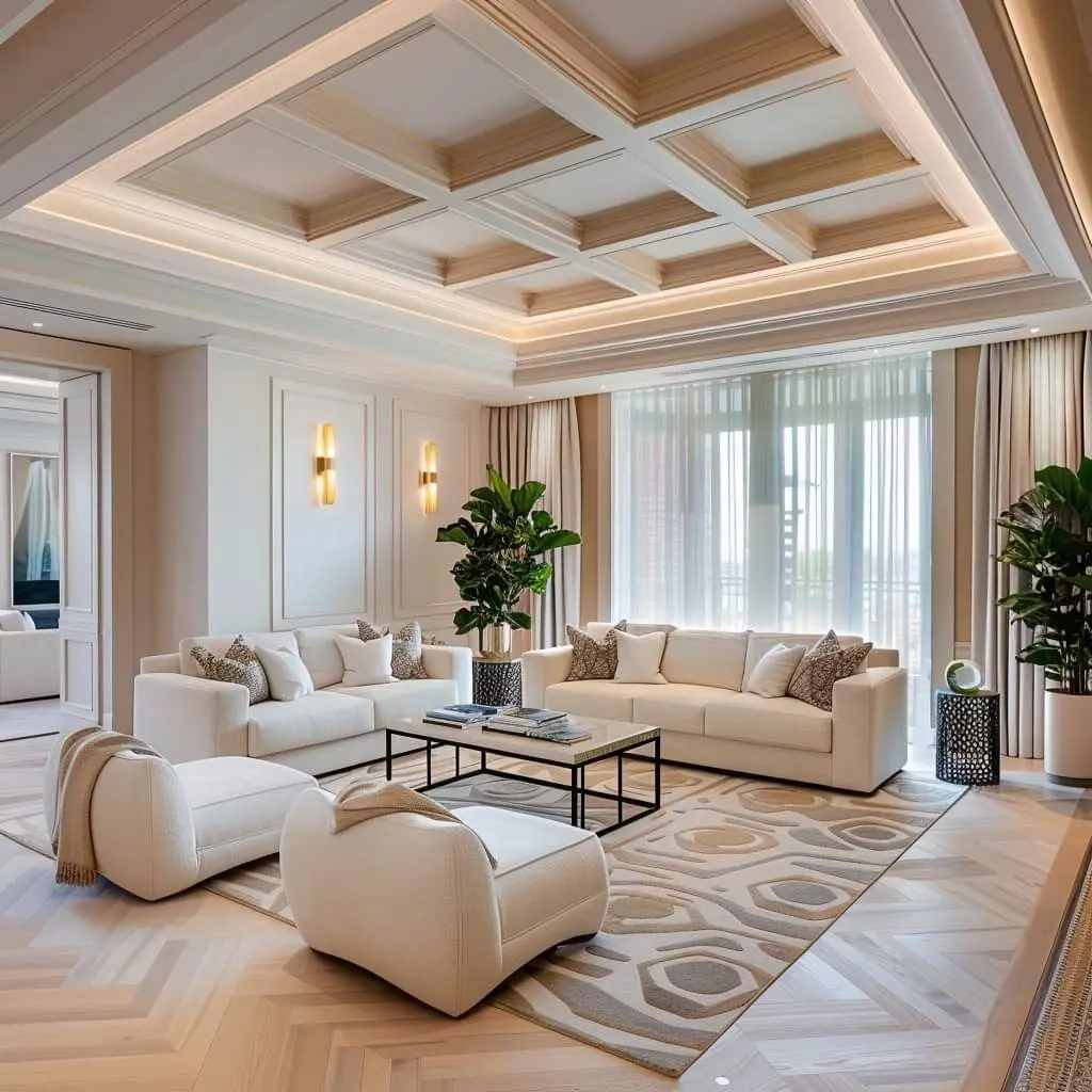 Mẫu thiết kế nội thất cho gia chủ mệnh Kim