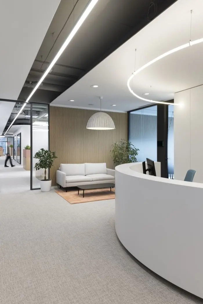 Mẫu thiết kế nội thất khu vực lễ tân hiện đại