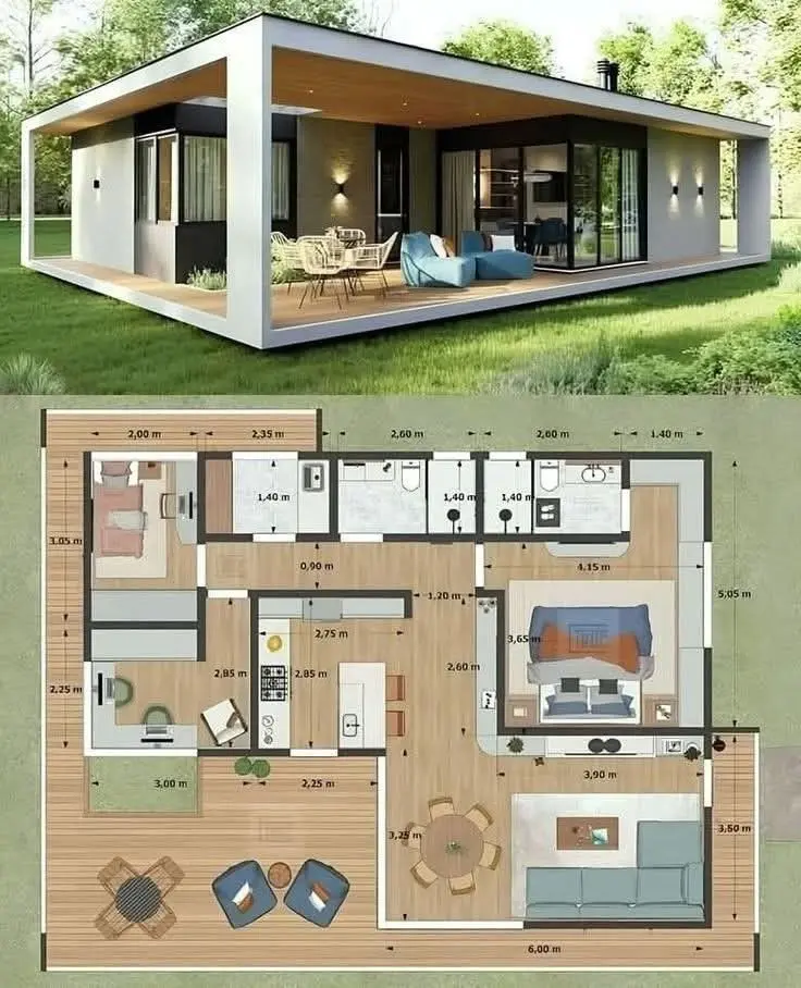 Mẫu thiết kế nội thất nhà vườn