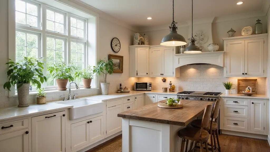 Mẫu thiết kế nội thất phòng bếp hình chữ L