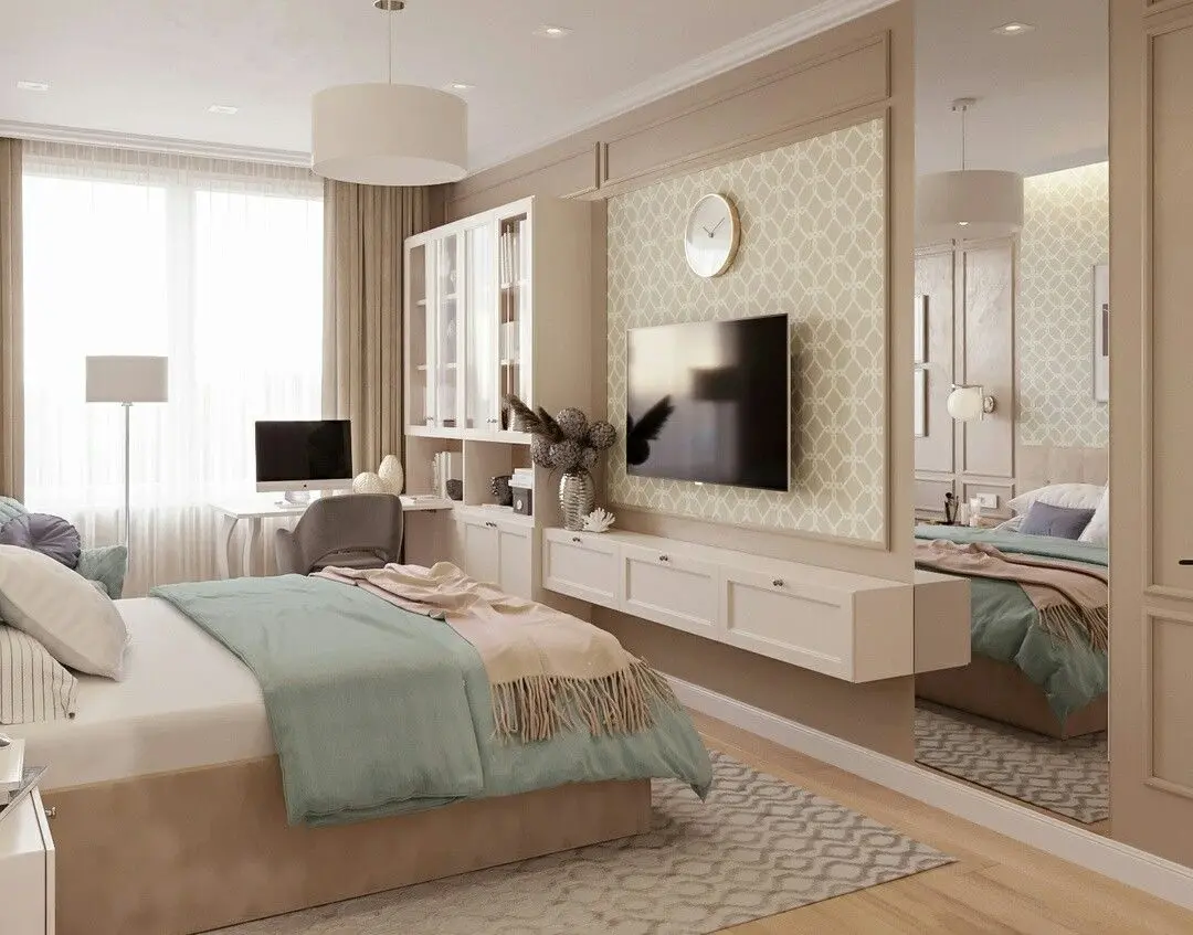 Mẫu thiết kế nội thất phòng ngủ phong cách hiện đại