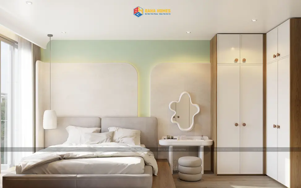 Thiết kế phòng ngủ 1 nhà anh Quốc