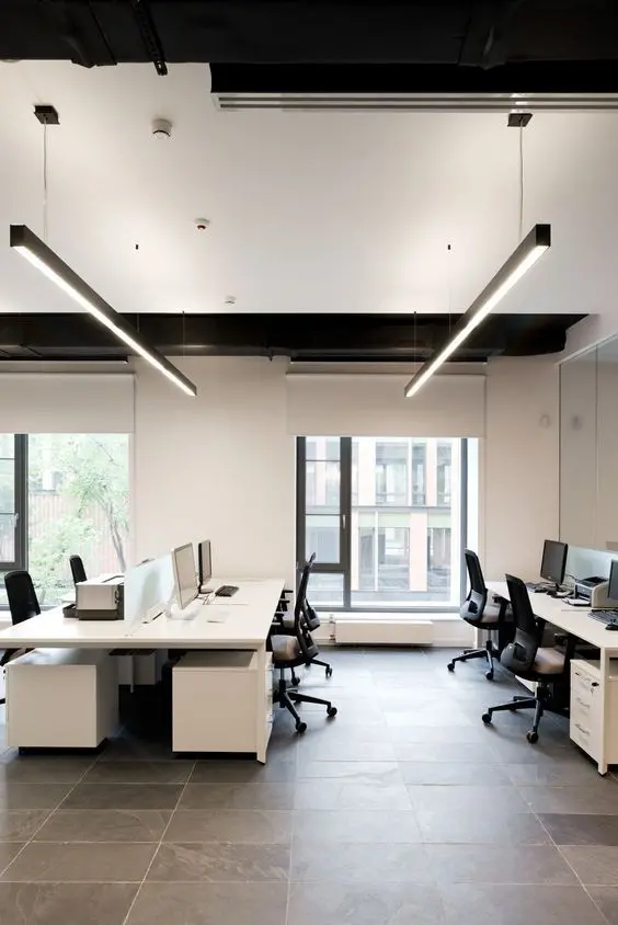 Thi công văn phòng làm việc chung diện tích nhỏ