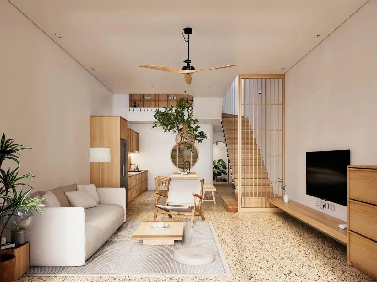 Thiết kế phòng khách nhà ống nhỏ