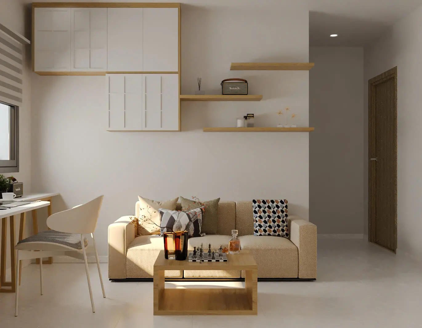 Thiết kế nội thất phòng khách chung cư Vinhomes Quận 9