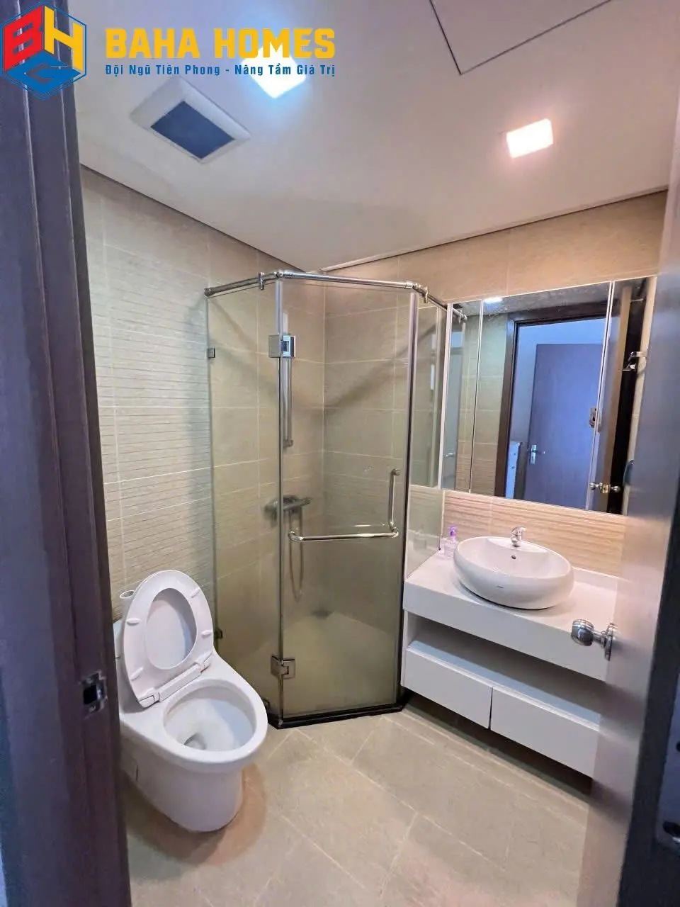 Thiết kế nội thất phòng tắm căn hộ 2 phòng ngủ