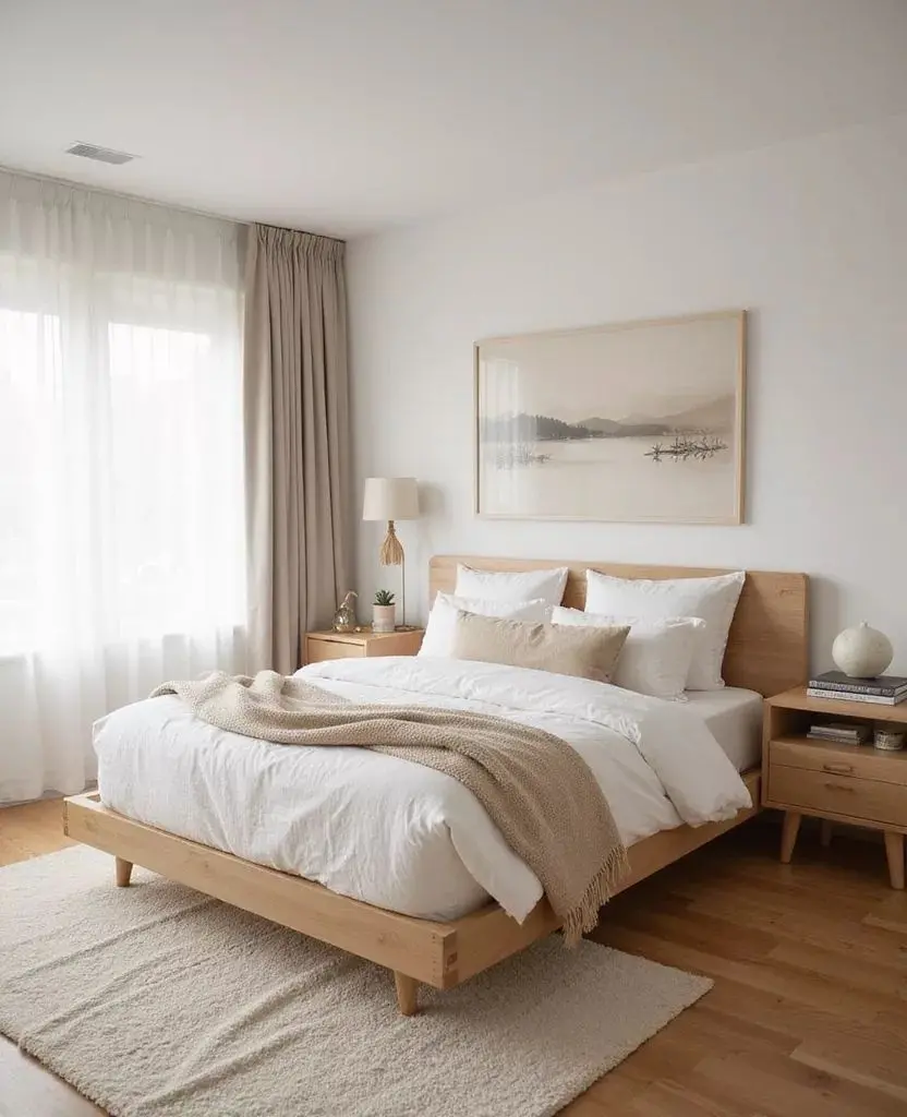 Thiết kế nội thất phòng ngủ phong cách Scandinavian