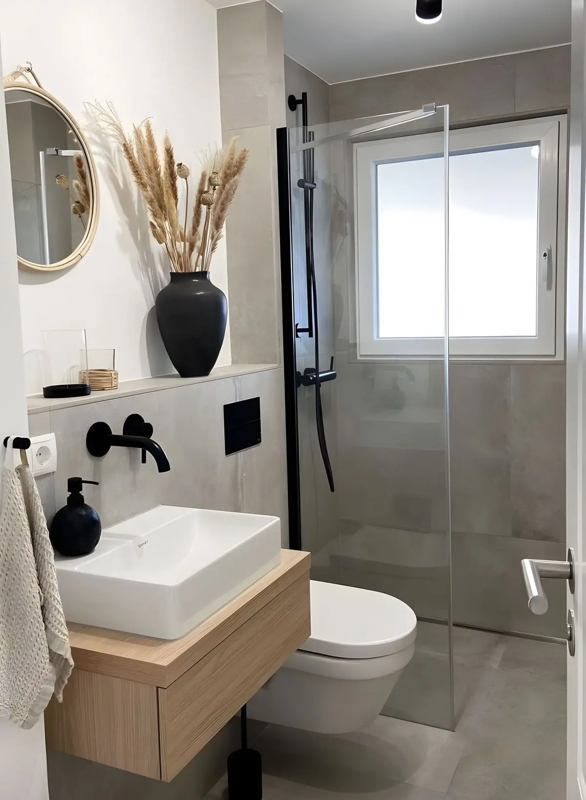 Thiết kế nội thất phòng tắm phong cách Scandinavian