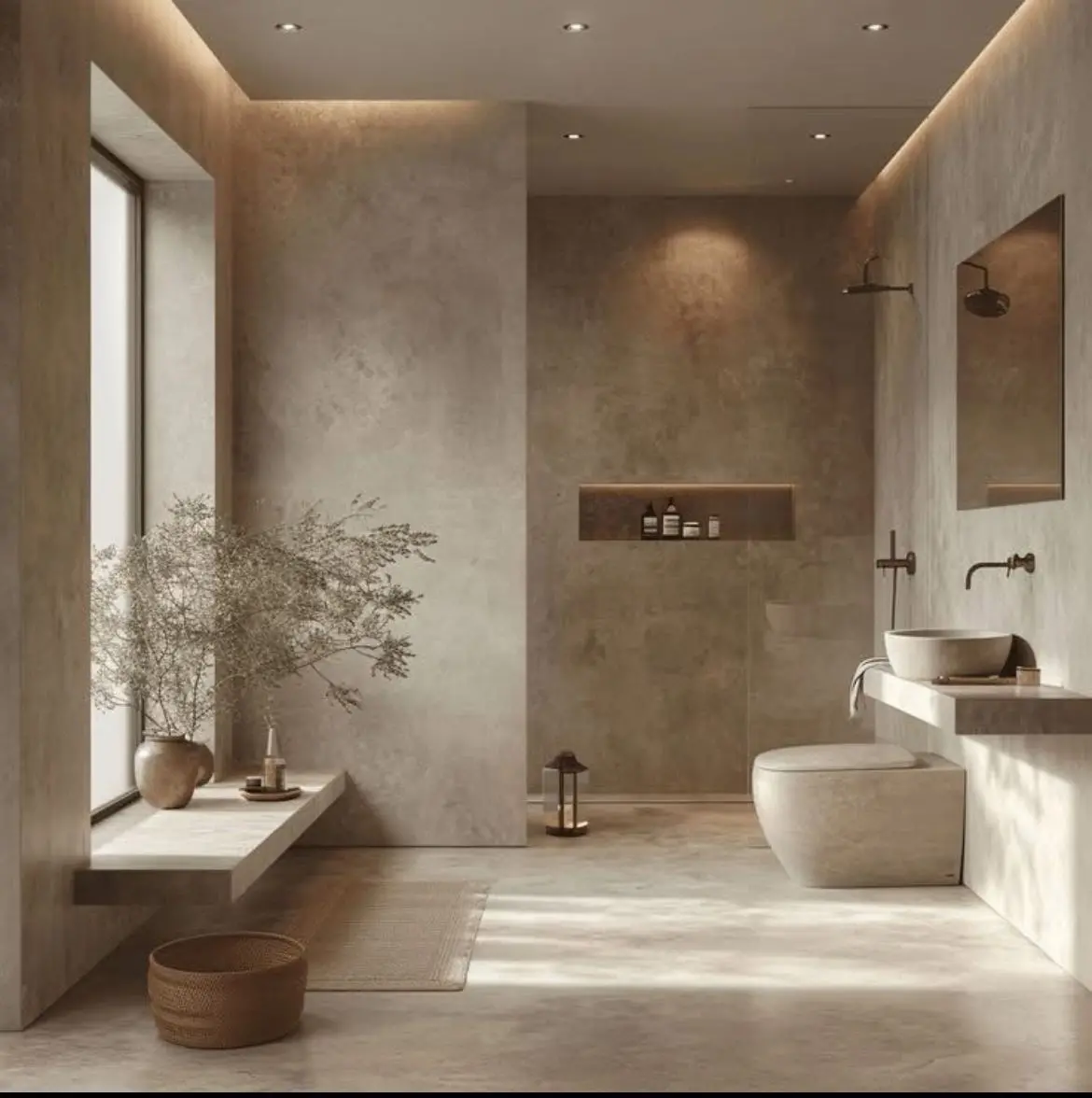 Thiết kế nội thất phòng tắm phong cách Nhật Bản