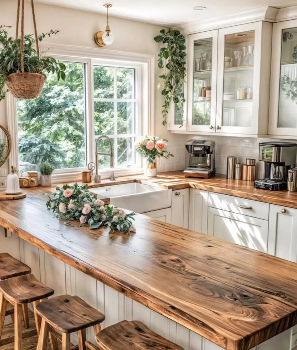 Tận dụng ánh sáng tự nhiên tối đa từ cửa sổ cho phòng bếp-1