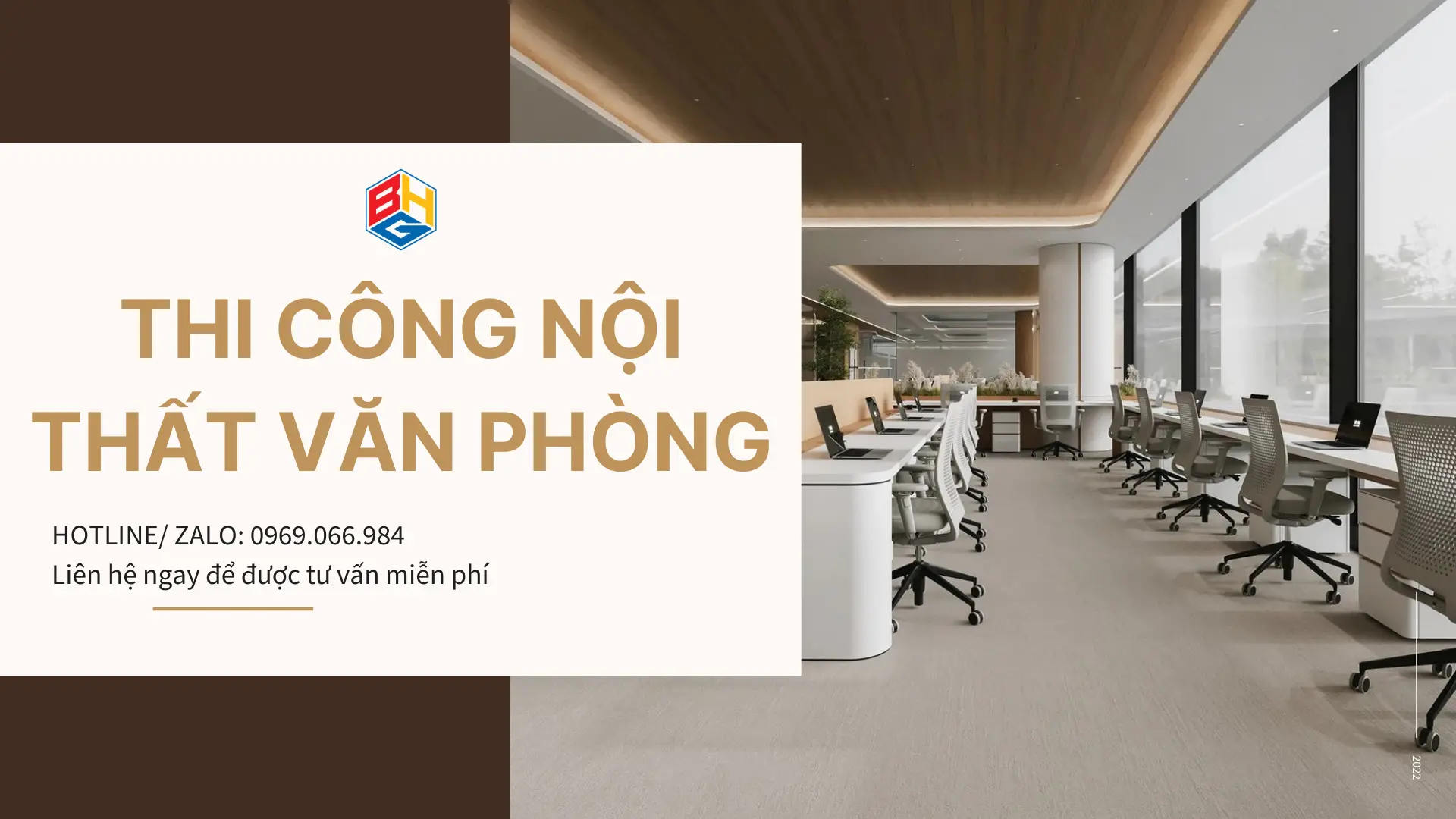 Baha Homes - chuyên thiết kế và thi công văn phòng tại TPHCM