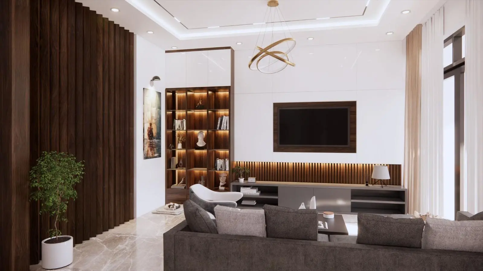 Thiết kế nội thất nhà anh Bé