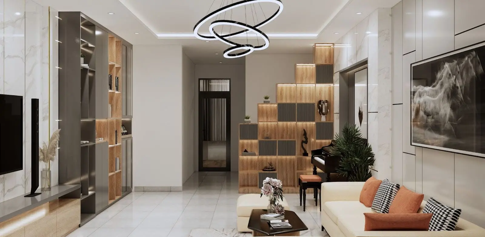 Thiết kế nội thất nhà anh Đức