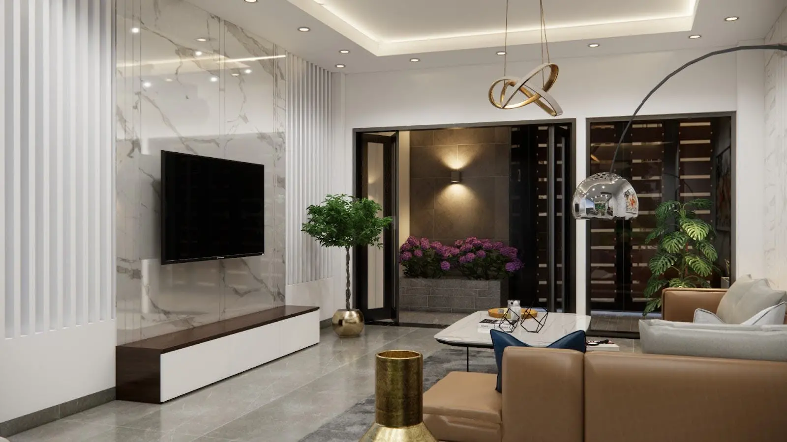 Thiết kế nội thất nhà anh Khôi quận 2