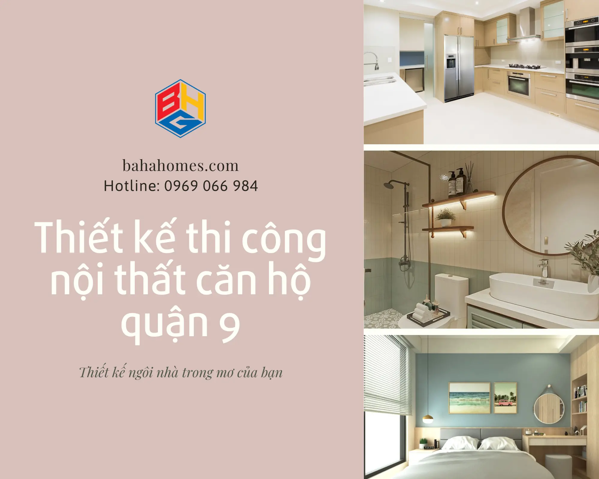 Thiết kế thi công nội thất căn hộ quận 9