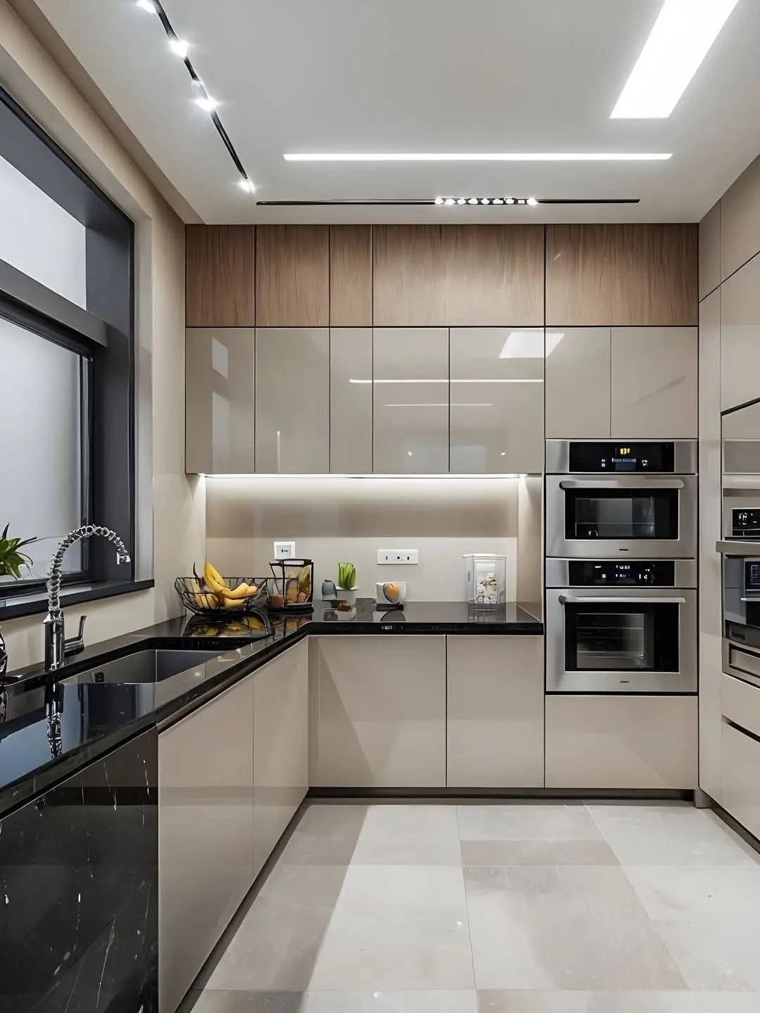 Tủ bếp kịch trần tối ưu không gian cho thiết kế nội thất phòng bếp