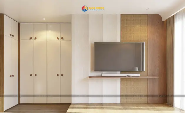 Tủ quần áo hiện đại trong phòng ngủ hai vợ chồng