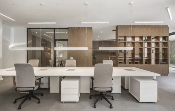 Thi công văn phòng không gian mở hiện đại