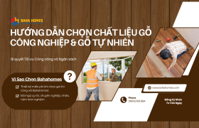 CHỌN CHẤT LIỆU GỖ CÔNG NGHIỆP & GỖ TỰ NHIÊN CHO CHUNG CƯ TIỆN NGHI