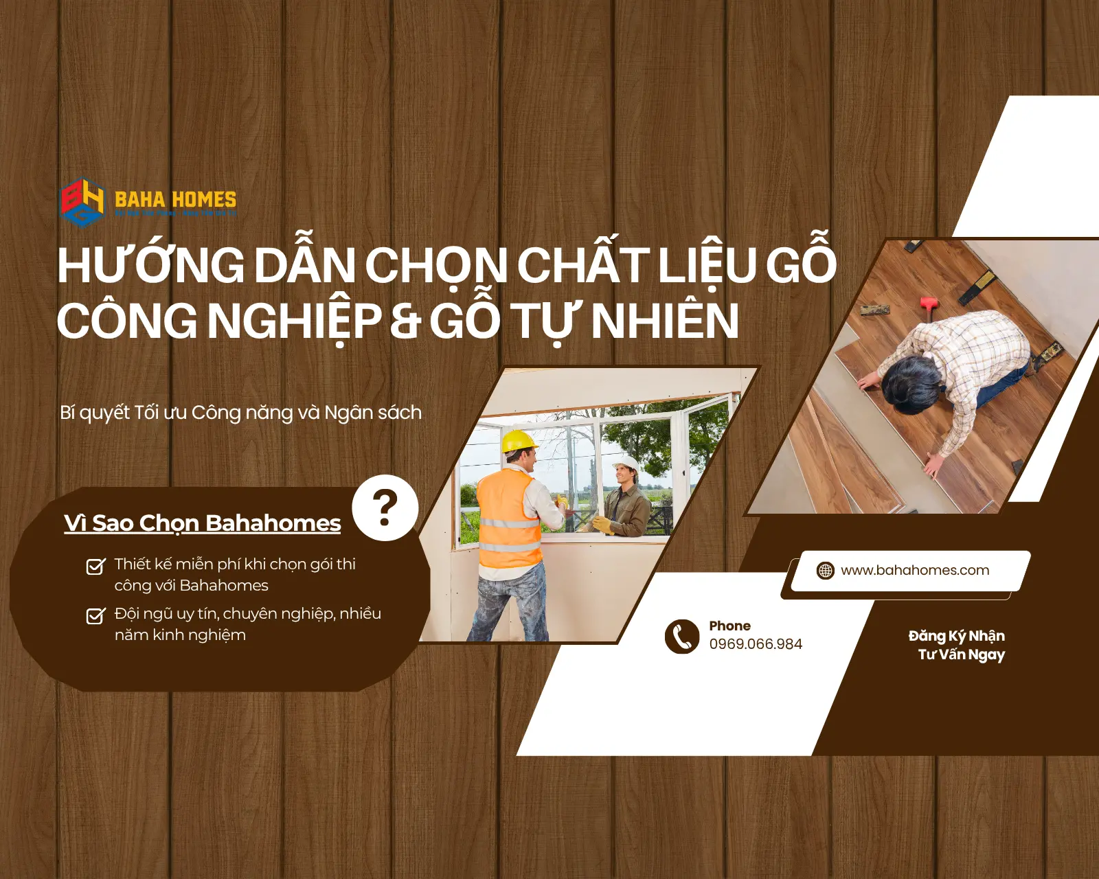 CHỌN CHẤT LIỆU GỖ CÔNG NGHIỆP & GỖ TỰ NHIÊN CHO CHUNG CƯ TIỆN NGHI