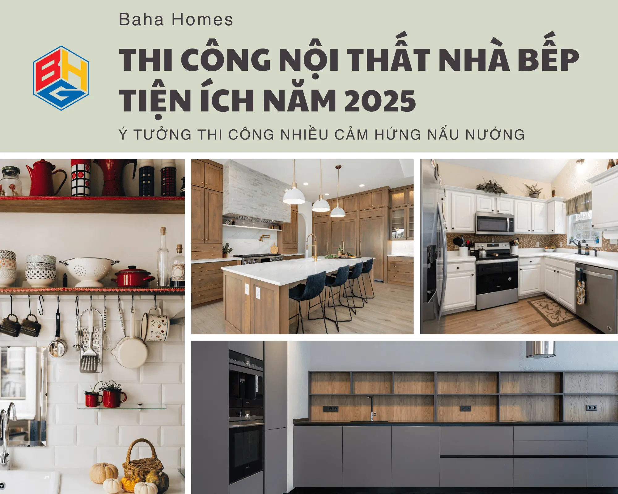 Baha Homes - chuyên gia kiến tạo không gian bếp đẳng cấp