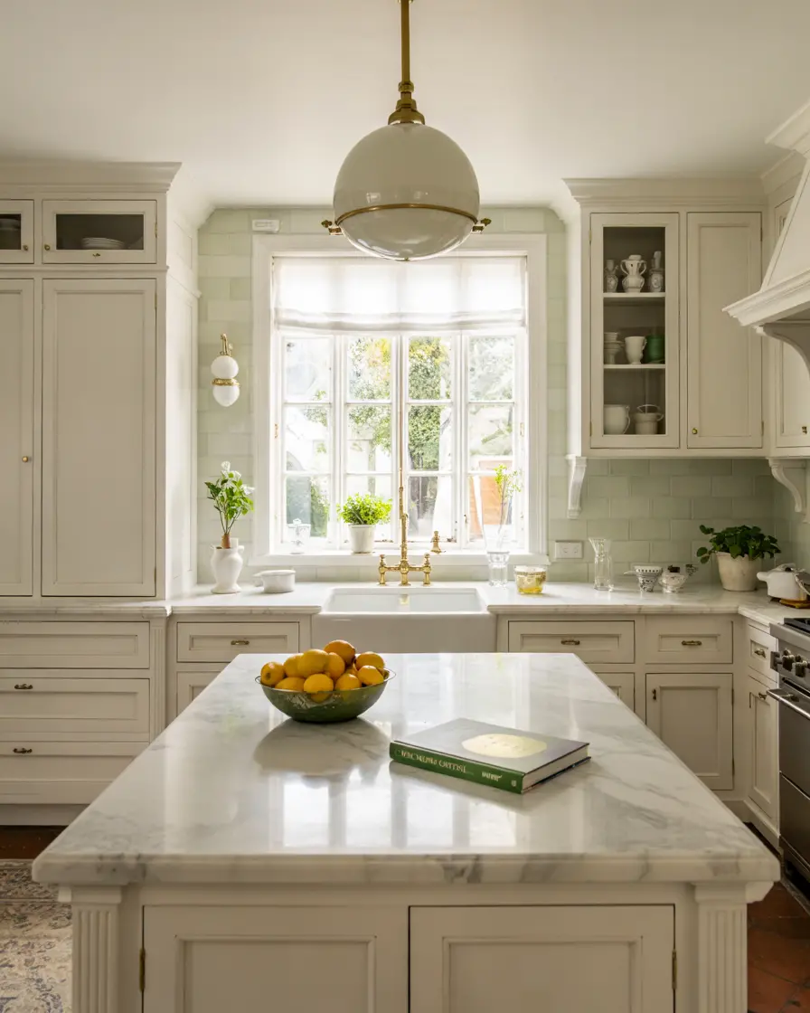 Thiết kế nội thất phòng bếp phong cách Tân cổ điển